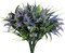 8 Bundles Artificial Plants Bushes Outdoor UV Resistant Fake Flowers Grass Bulk Faux Plastic Greenery for Fall Winter Summer Outside Window Box Planter Front Porch Yard Floral Arrangements